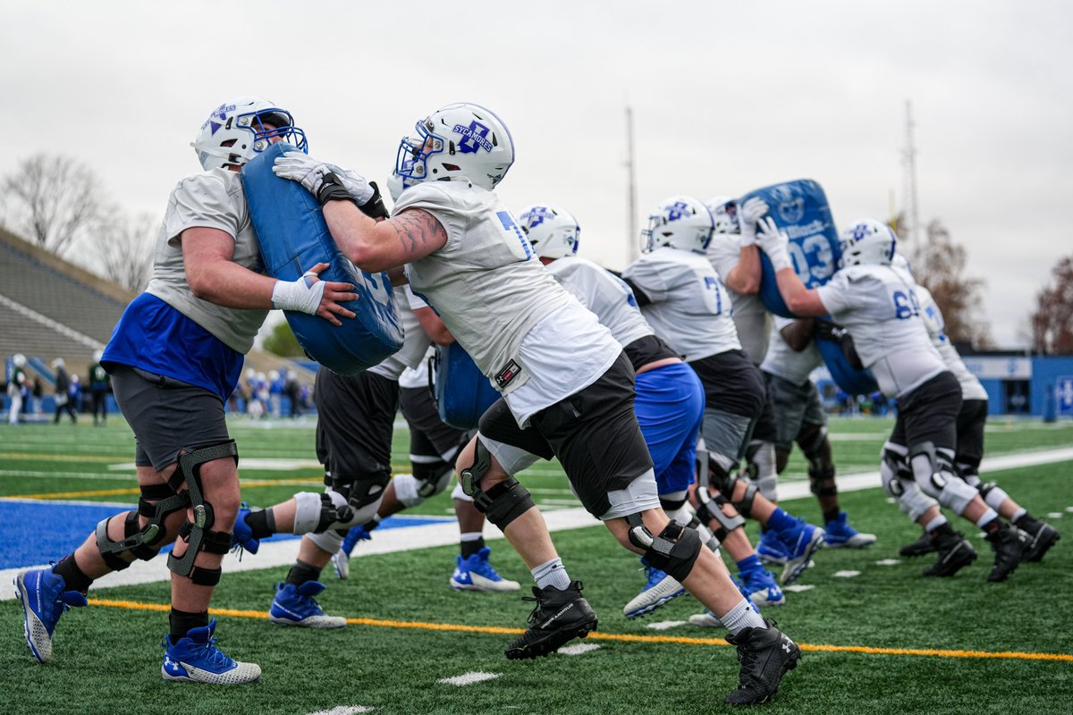 The work continues with Day ✌️ of Spring Practice! #MarchOn | #LeaveNoDoubt