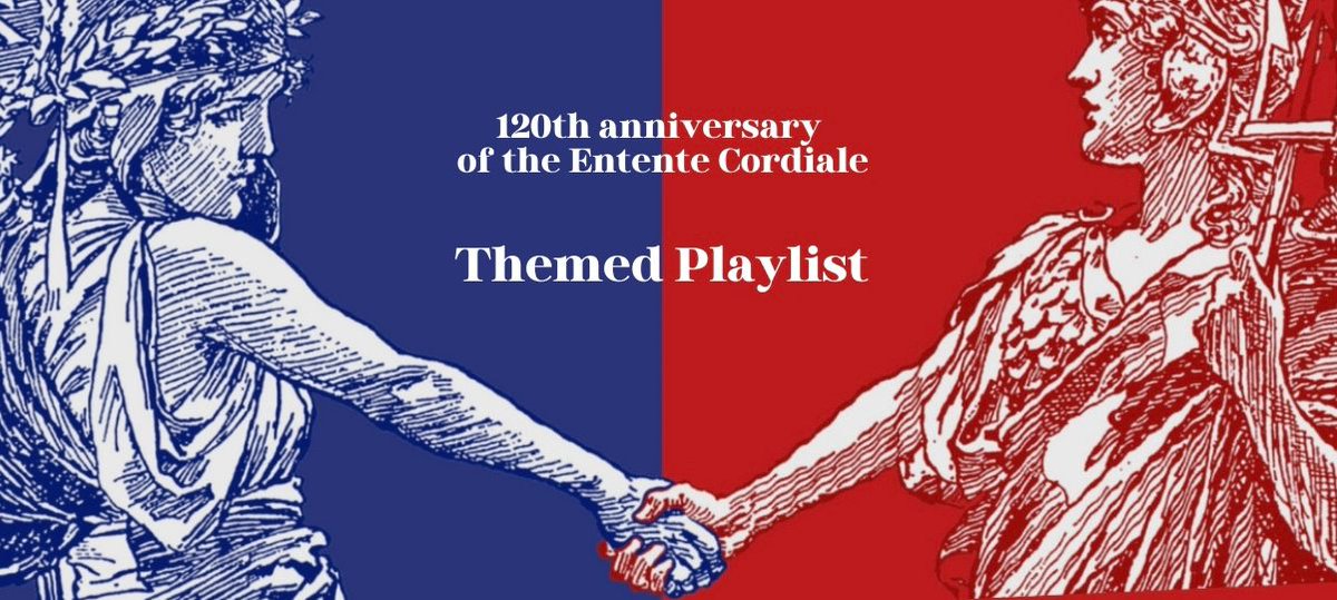 Celebrate cultural unity with our #EntenteCordiale120 playlist. From classic 🇫🇷 chansons to 🇬🇧 beats, let's embrace harmony across borders through music 🎶 Listen here 👉 shorturl.at/cdptU