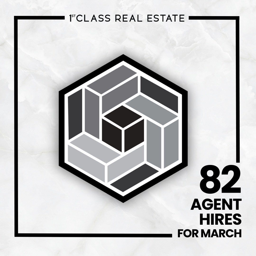 At 1st Class, our commitment to excellence shines through as we continuously bring in top talent to our brokerages. Just last month, we welcomed 82 outstanding new agents.  #1stclassimpact #1stclassrealestate #joinus