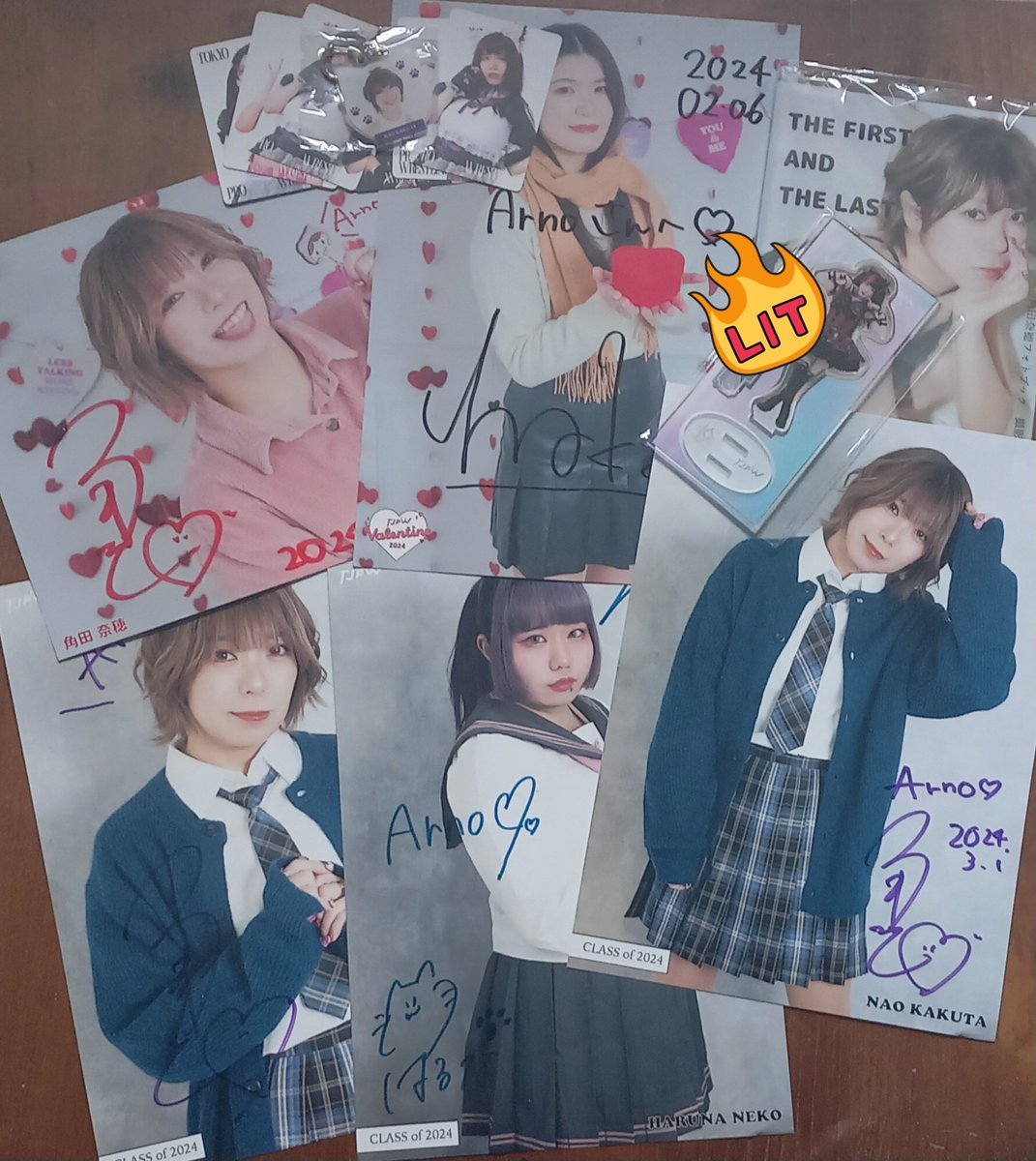 So a bunch of stuff arrived today! 😄

猫はるな, 宮本もか, 角田奈穂, ありがとうございました!

#猫はるな #宮本もか #角田奈穂 #tjpw