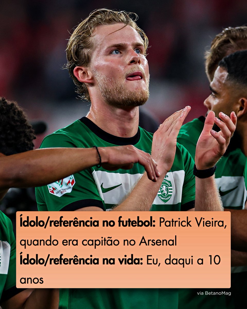 O ídolo de Hjulmand é... ele próprio do futuro 🥶