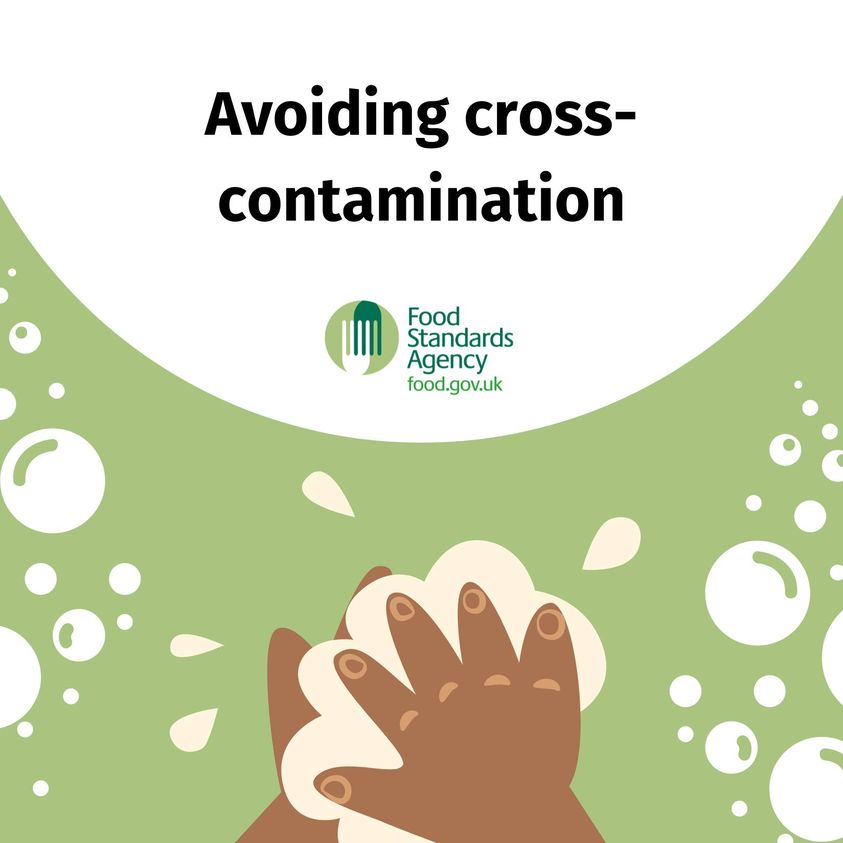 Prevent foodborne illnesses by practicing good food hygiene. Wash your hands after handling raw food, avoid washing meat, and use separate utensils for raw and cooked food. Learn more here⬇️ food.gov.uk/safety-hygiene…?