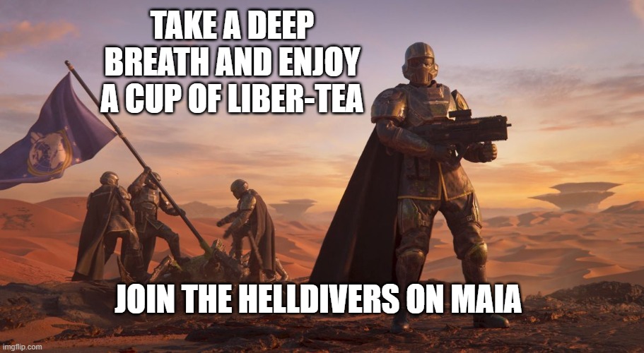 We're wiping out the bots! Drop on Maia, have to hard focus it down before moving to Tibit. 
#Helldivers #HelldiversII #maia