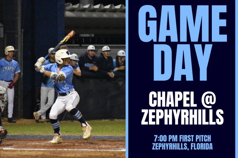 Another day… another Gameday!! ⚾️ 7:00pm 🆚 Zephyrhills HS 📍Zephyrhills HS 🎟️ gofan.co/event/1308946?…