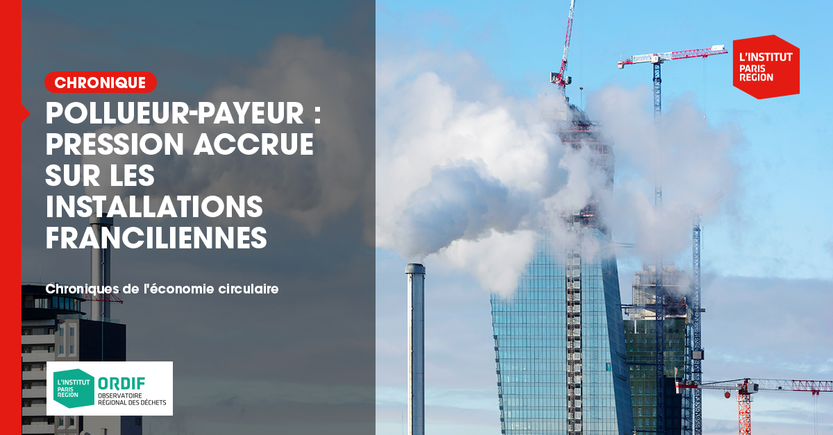 ♻  Pollueur-payeur : pression accrue sur les installations franciliennes

Cette 1ère chronique de l'#économiecirculaire rappelle les enjeux  autour des augmentations de la taxe générale sur les activités polluantes appliquée au secteur des #déchets 

ordif.fr/nos-ressources…