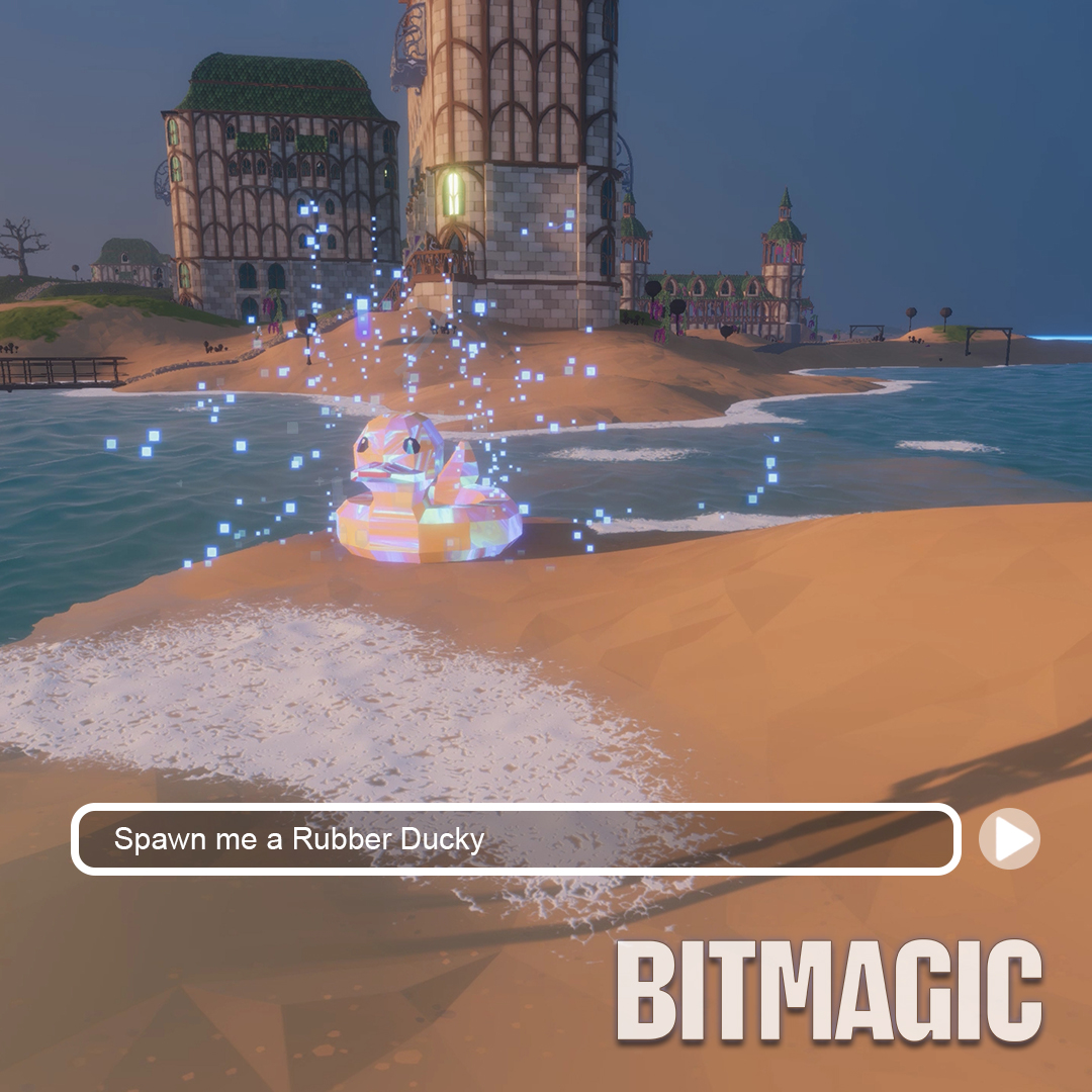BitmagicAI's tweet image. Those sunny days are getting longer, and not long left to #summer!

But if you can&apos;t wait, why not create summer in #Bitmagic? Just type what you want and bam, a rubber ducky! 🦆

#TextToGame #GenAI