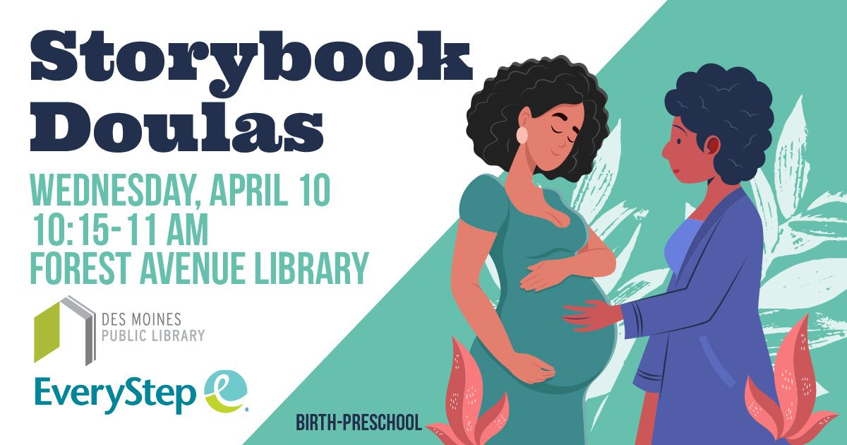 We are thrilled to present Storybook Doulas to celebrate Black Maternal Health Week! Join us at the Forest Avenue Library on Wednesday, April 10 at 10:15 AM! Enjoy a story and learn about how doulas at Everystep can help support Black Families: dmpl.org/event/storyboo…