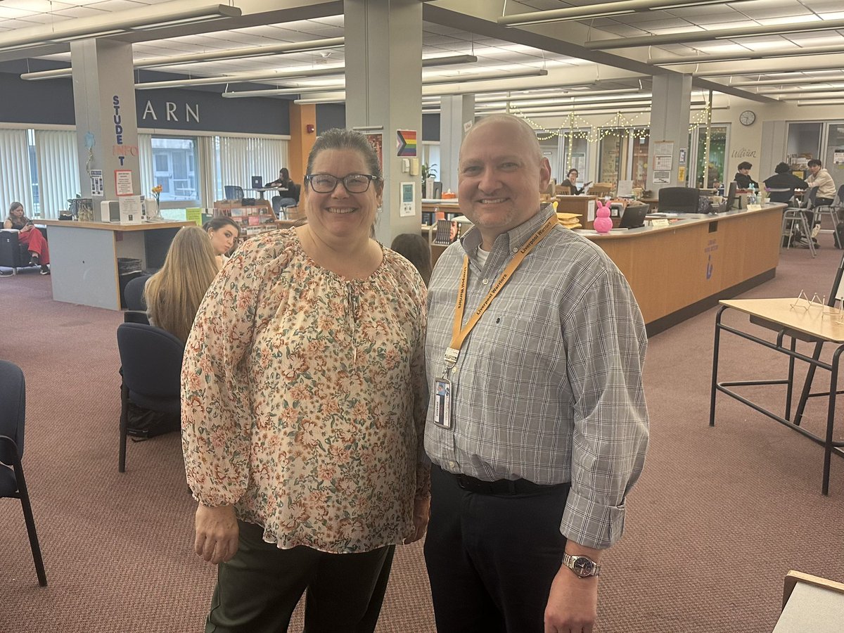 Brett Woodcock (@brettrwoodcock) on Twitter photo Today is National School Librarian Appreciation Day. Here at LHS, we are lucky to have two of the best. Thank you, Mrs. Walsh and Mr. Bagley for all you do to support our students. <a href="/LHSLibrary1/">Liverpool HS Library</a> Today is National School Librarian Appreciation Day. Here at LHS, we are lucky to have two of the best. Thank you, Mrs. Walsh and Mr. Bagley for all you do to support our students. <a href="/LHSLibrary1/">Liverpool HS Library</a>