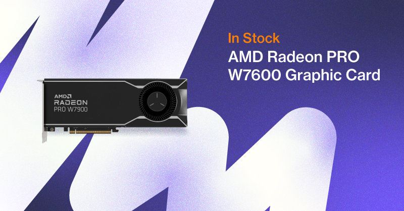 Unleash power, speed, and performance with the AMD Radeon PRO W7600 Graphic Card. Get one for $616.98 bit.ly/4cMooin #AMD #GraphicsCard