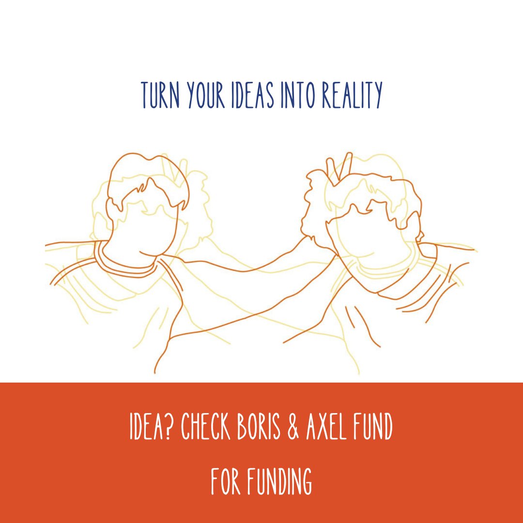 Are you a TU/e student with an idea but are you short on funds? Don't worry, we've got your back! 🚀 Apply for a grant from the Boris & Axel Fund and turn your vision into reality. 💡 You're able to apply & learn more here: ufe.tue.nl/en/requests/bo…