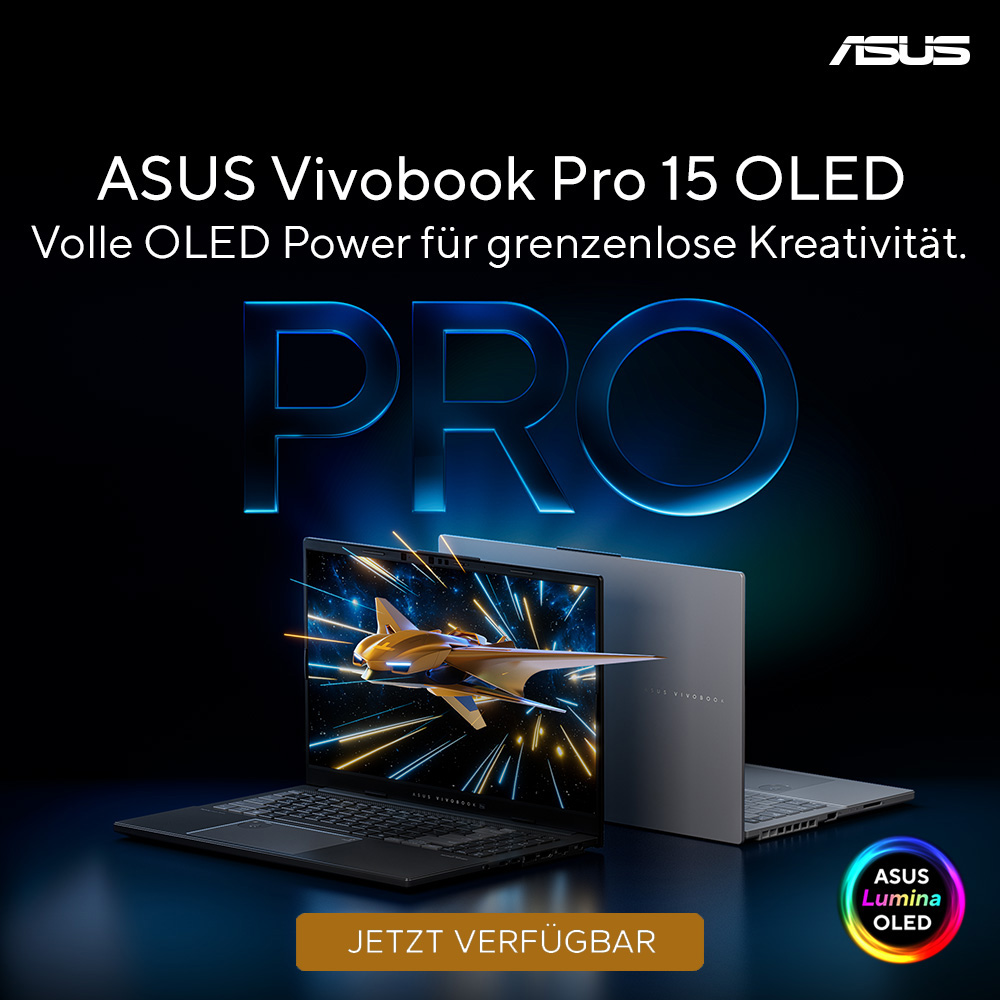 Entdecke eine Welt grenzenloser Kreativität mit der beeindruckenden Leistung und dem eleganten Design des ASUS Vivobook Pro 15 OLED. Lass Deiner Kreativität freien Lauf und genieße das ultrascharfe OLED Lumina Display! Das innovative ASUS DialPad erleichtert dabei Dein Leben.💻✨