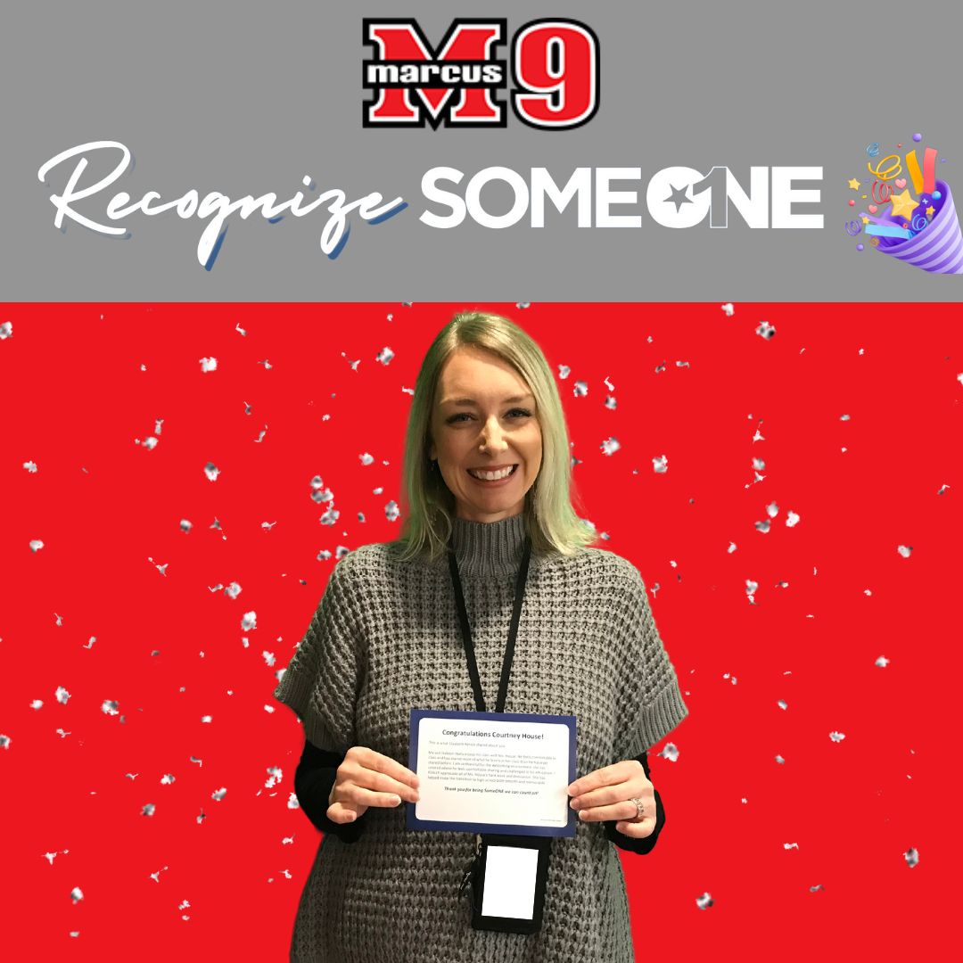 We are starting our day off with a #RecognizeSomeone! Today we are shouting out Ms. House who was recognized for making class welcoming and comfortable while getting students engaged in learning! #ADecadeofExcellence #OneLISD #BeTheONE