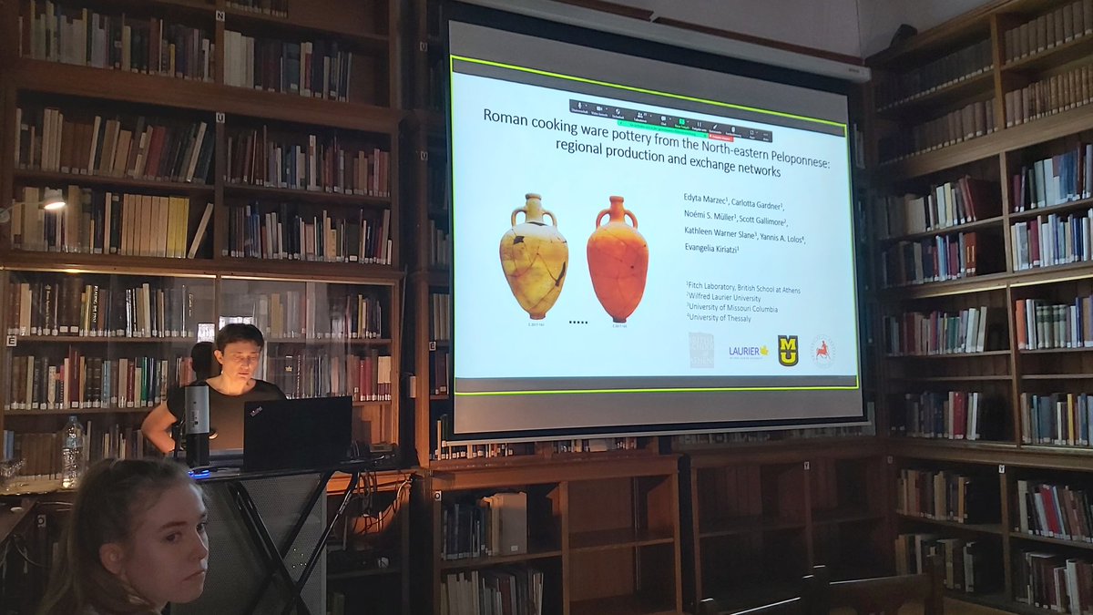archaeoceramics's tweet image. Edyta Marzec talk on Roman cooking ware from NE Peloponnese  in: Interdisciplinary ceramic research in the Peloponnese: technological traditions through the ages. Austrian Archaeological Institute #AustrianAcademyofSciences #FWF #Fitchlab