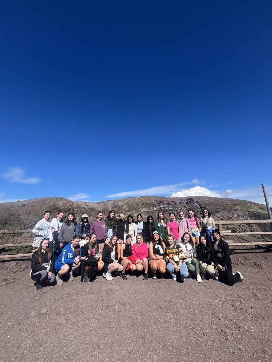 Senior Geography students are having a fantastic time in Italy visiting the Borbonica Tunnel. Having a seaside lunch in Naples. Exploring the ancient Roman town of Herculaneum. Visiting Pompeii and hiking to the crater of Vesuvius 🌋