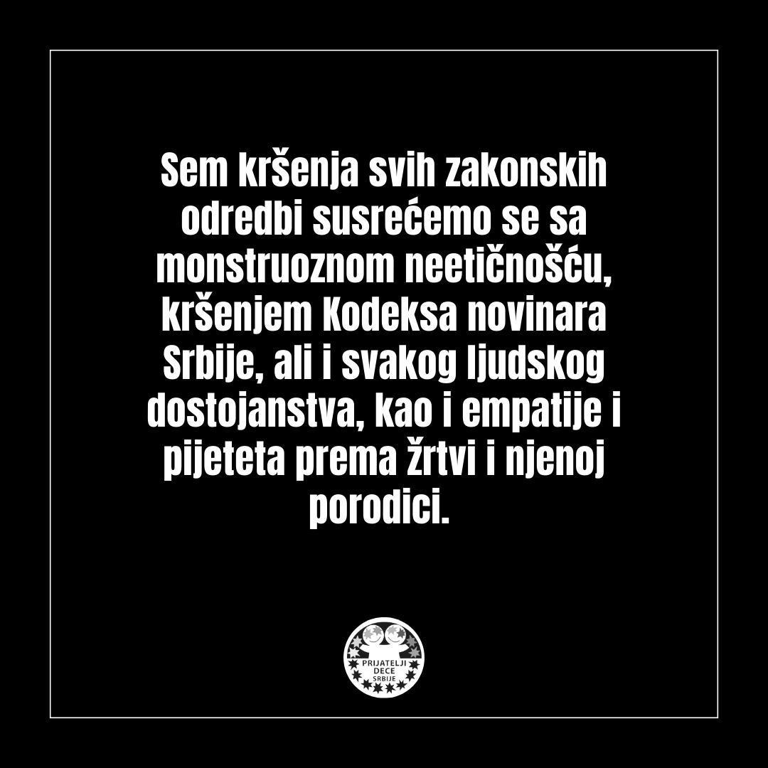 Prijateljidece's tweet photo. Celina javnog zahteva @Prijateljidece  upućenog Ministarstvu informisanja: https://t.co/P4Ad6qA4Fa
@Savet_za_stampu @gradjanske @zadecuMODS @cenzolovka @NUNS_1994 @NovinarskaSkola https://t.co/FsMcM92VNm