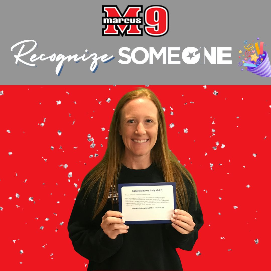 We are starting our day off with a #RecognizeSomeone! Today we are shouting out Mrs. Klein who was recognized for patiently and enthusiastically answers questions and encouraging parents during the Freshman Fair! #ADecadeofExcellence #OneLISD #BeTheONE