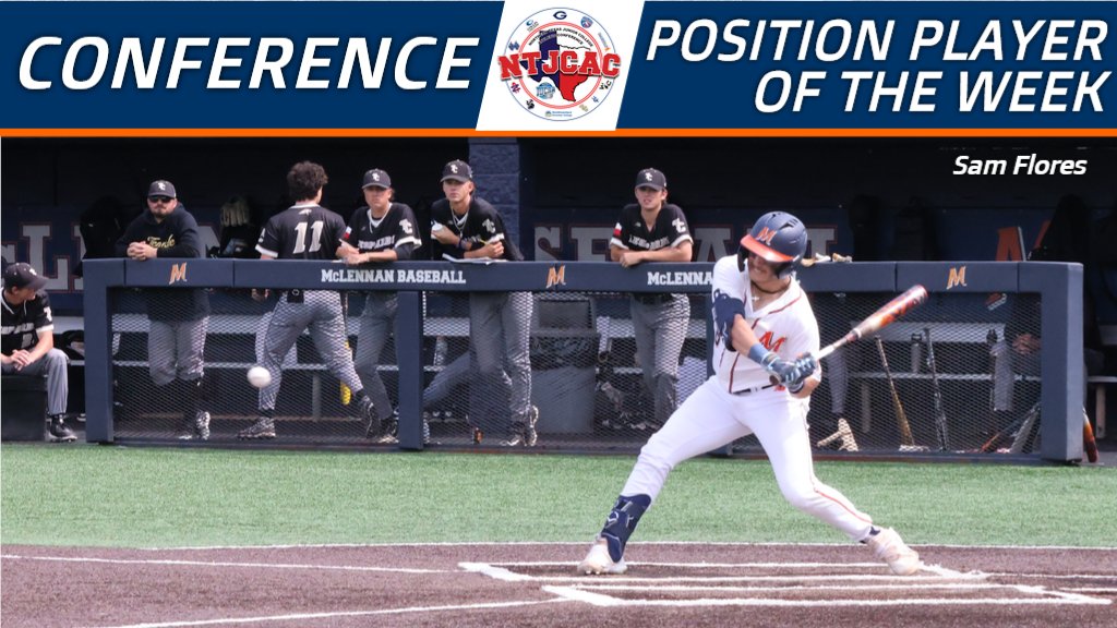 Congratulations to Sam Flores, the NTJCAC Position Player of the Week! Sam had a .500 average in four games last week with 1 double, 1 grand slam, 7 RBI, and 4 runs scored. #GoLanders #ContinuingTheLegacy