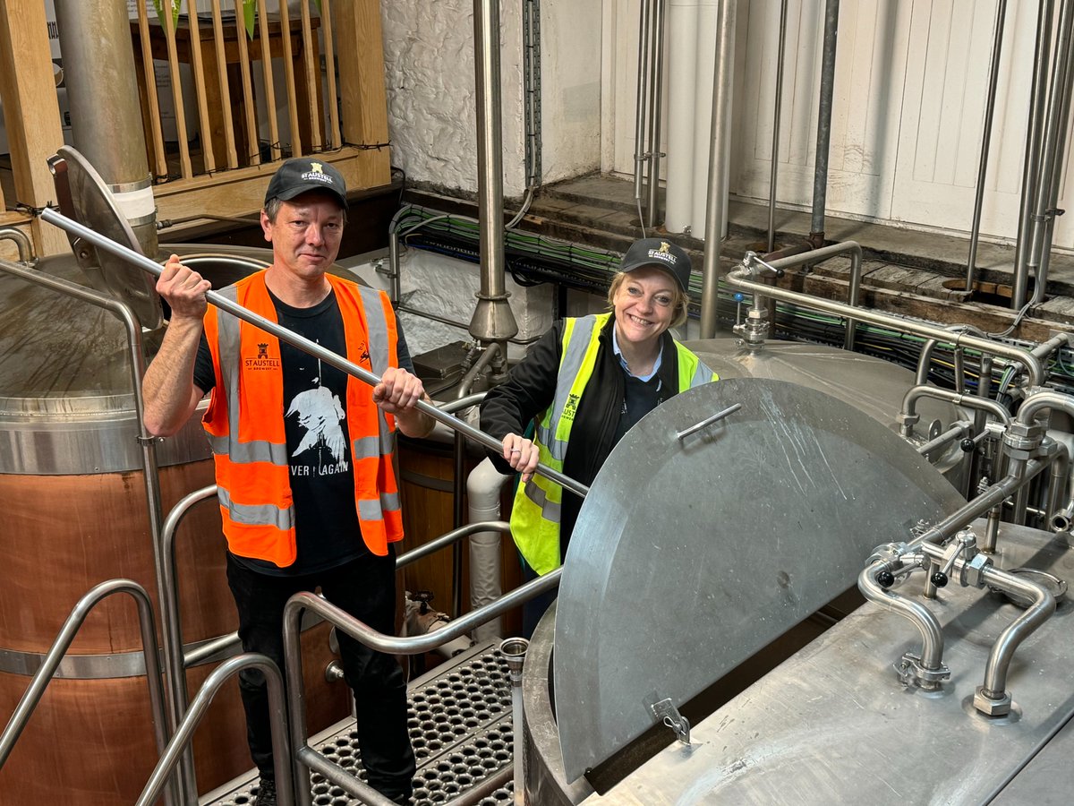 We had great fun brewing a 'supercharged' version of Proper Job with Mark Tranter from @burningskybeer 🍻 Sauvin So Good, a limited edition ultra-hoppy 5.5% New Zealand IPA will be available in select pubs - more here: tinyurl.com/47xfhwz6