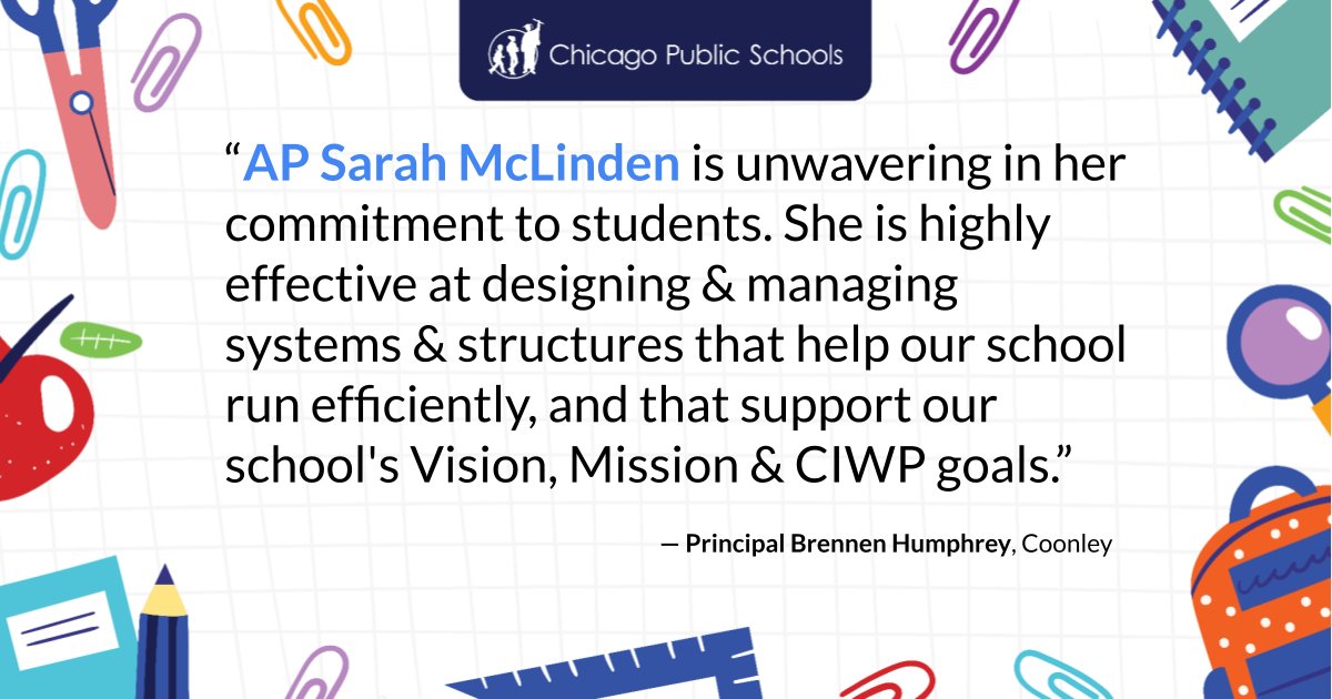 ChiPubSchools's tweet image. It&apos;s #CPSAPWeek24, and we&apos;re spotlighting our amazing Assistant Principals! @CoonleyES

#TheBestAreWithCPS #CPSRunsOnAPs #APWeek