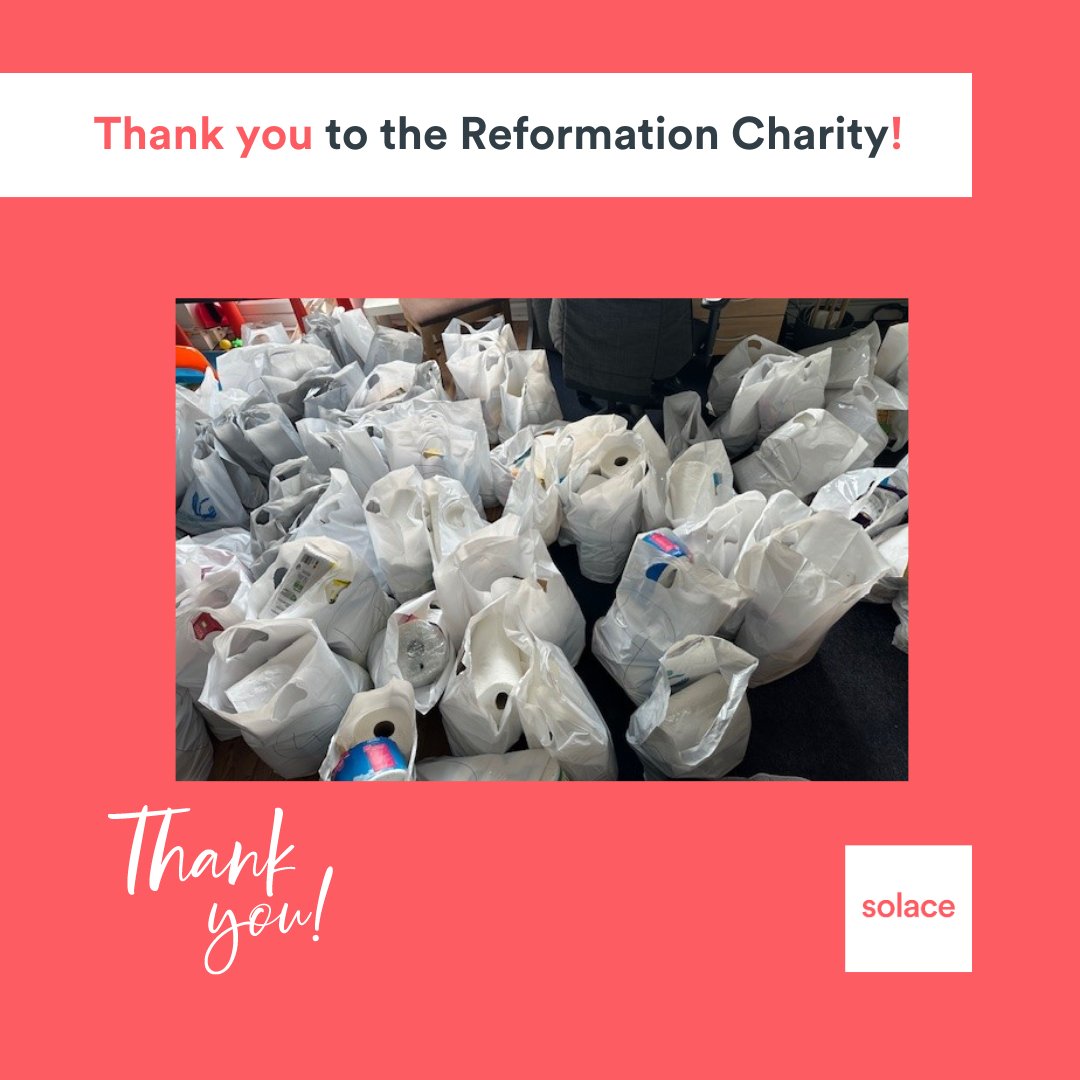 Thank you to the @reformation_UK for the generous donation for our Bexley Refuge as part of their Vulnerable Families Drive. We received a range of useful items for Ramadan including food packages, prayer mats and Qurans, all of which were really appreciated by our Service Users.