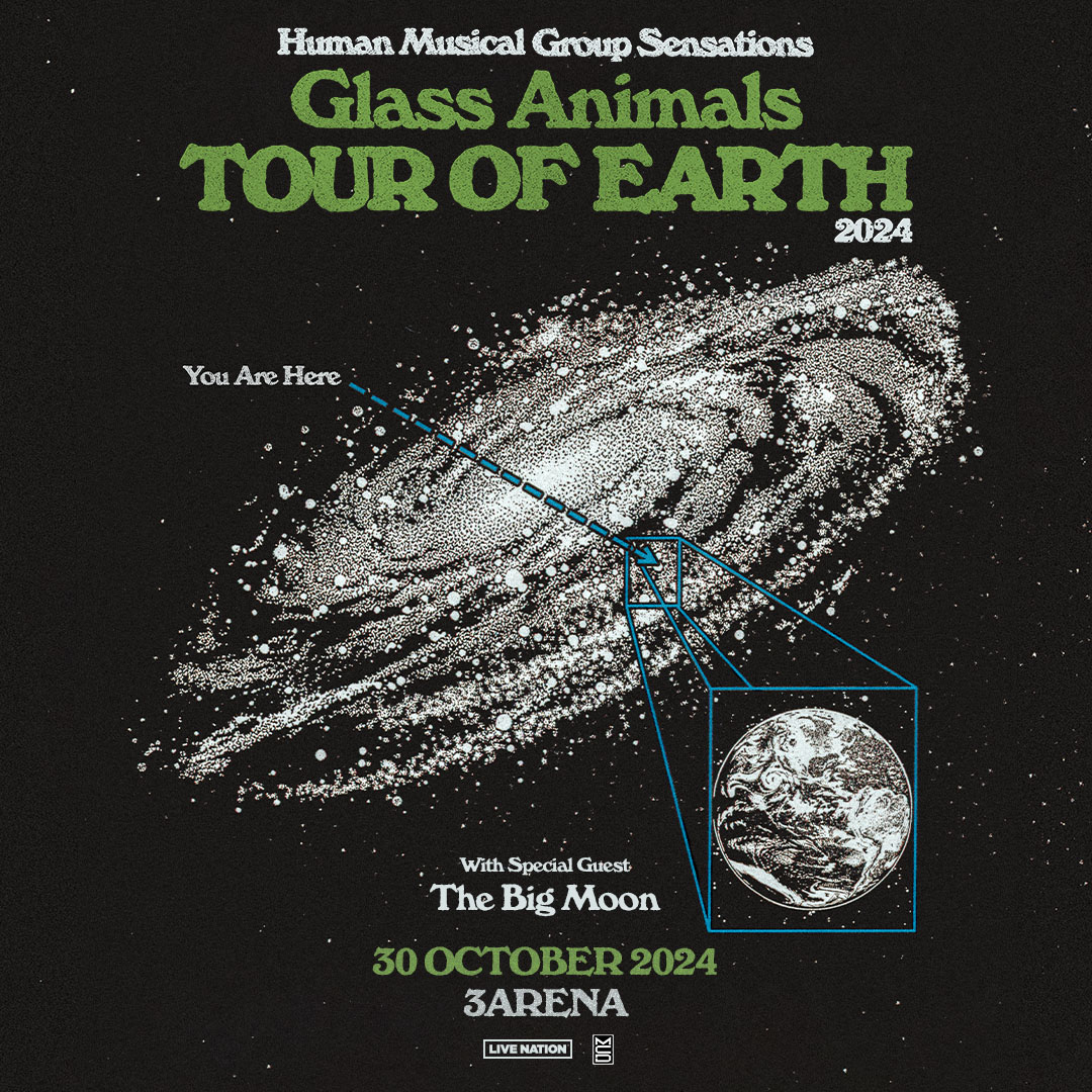 ⚡NEW SHOW⚡ Indie rock sensations, @GlassAnimals bring their global TOUR OF EARTH to #3Arena on Wednesday, 30 October 2024. Joined by special guests The Big Moon. 🎫 Three+ Presale kicks off Tuesday, 9 April at 10am 🎟️ General sale begins Thursday, 11 April at 10am