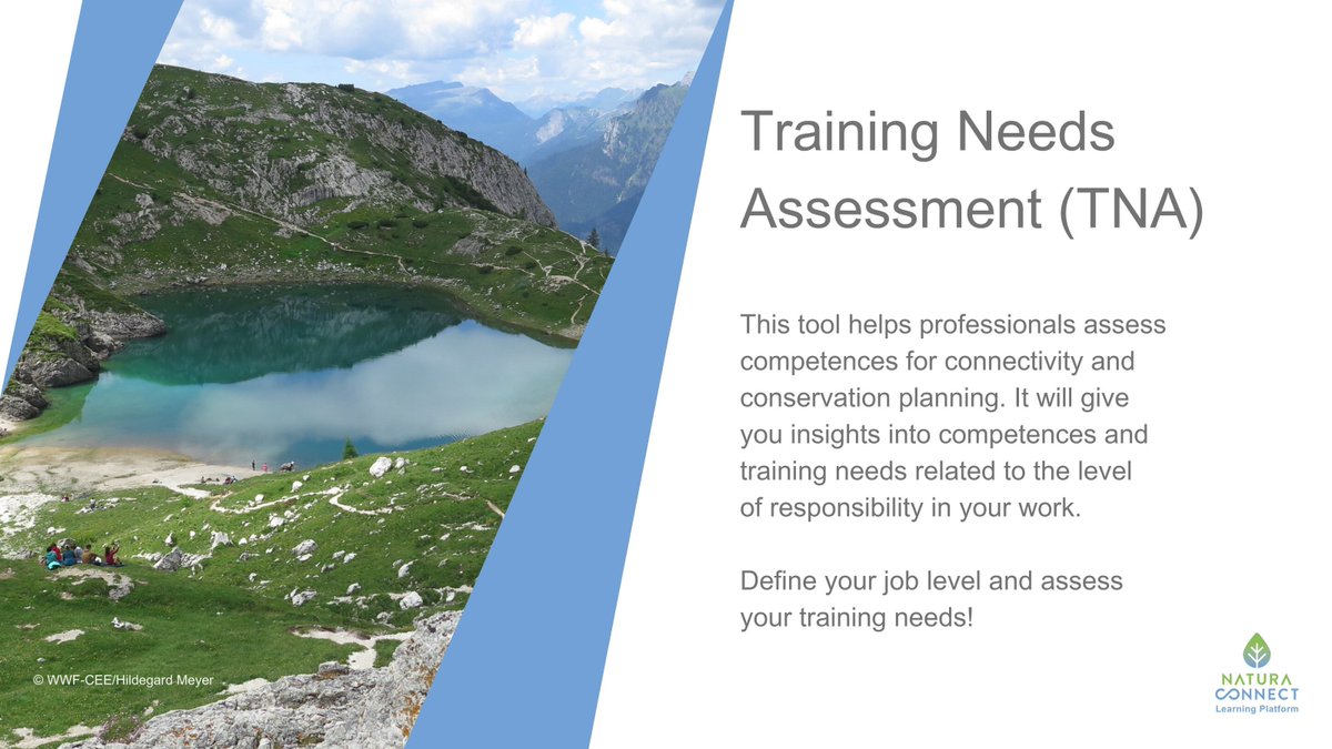 Europe needs a resilient and well-connected #ProtectedAreas network. To help #connectivity and conservation planning professionals, we developed a tool to assess your competences💡Learn more at naturaconnect.eu/training-needs… #HorizonEU