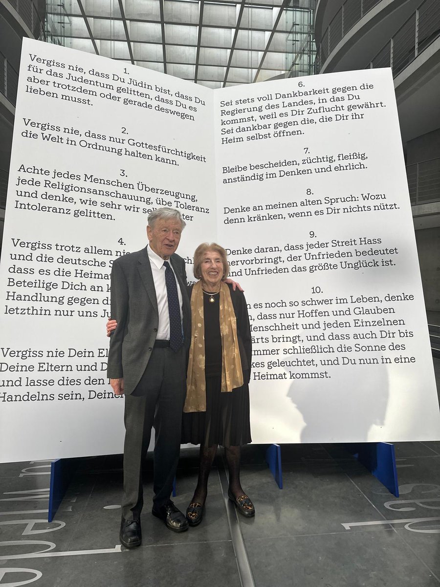 We are so sorry to hear this news. Hella Pick CBE was a true star. We were with her so recently in Berlin at the @Bundestag. Here she is, with @AlfDubs. We are so grateful for her testimony and our thoughts are with her family.