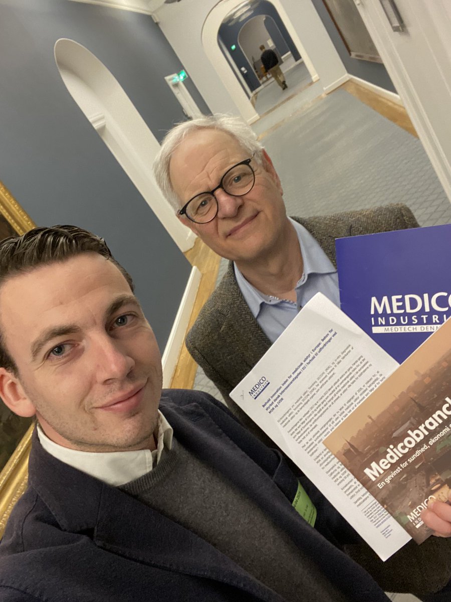 Foretræde for Folketingets Erhvervsudvalg om kommende Strategi for life science 🌍🩺👏

Vigtige spørgsmål og gode drøftelser om potentialet i at understøtte en stærk dansk medicobranche, både gennem smidigere regulatoriske rammer og styrket fokus på værdibaserede indkøb #sundpol