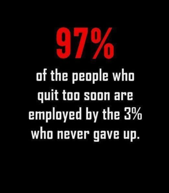 tonibrown's tweet photo. The key is to never quit. https://t.co/JMYW3cvcWO