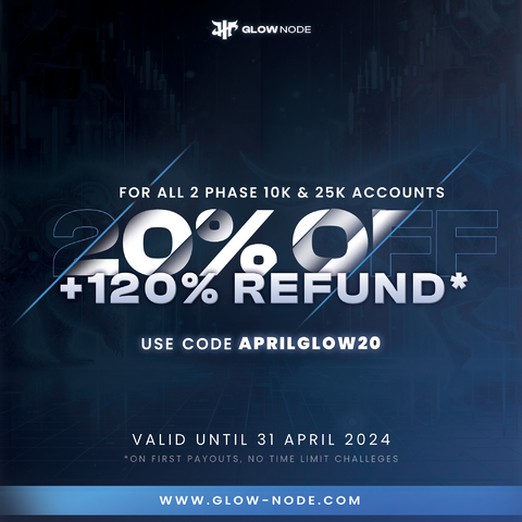 GlowNodefx's tweet photo. π₯Unlock 20% off & get 120% refund on your evaluation challengeπ₯
Visit https://t.co/5o0oGaZErf and use code APRILGLOW20 at checkout.ππ©Ά
#forextrading #CurrencyTrading #technicalanalysis
#forexmarket #ForexCommunity https://t.co/EhhU1Fpe1C