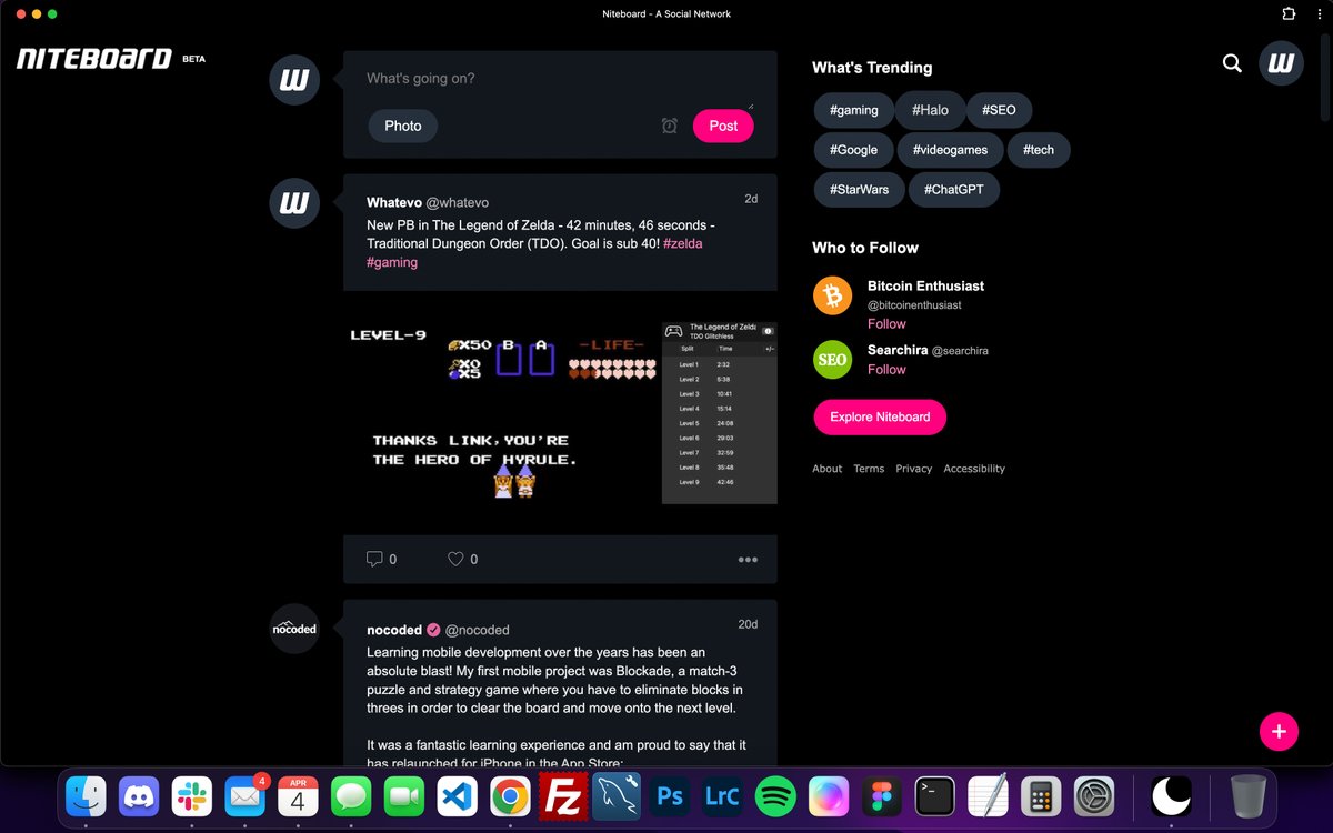 jrowe_creative's tweet image. Niteboard setup as a Progressive Web App, installable as a standalone desktop application. Also works on iPhone and Android devices #personalprojects