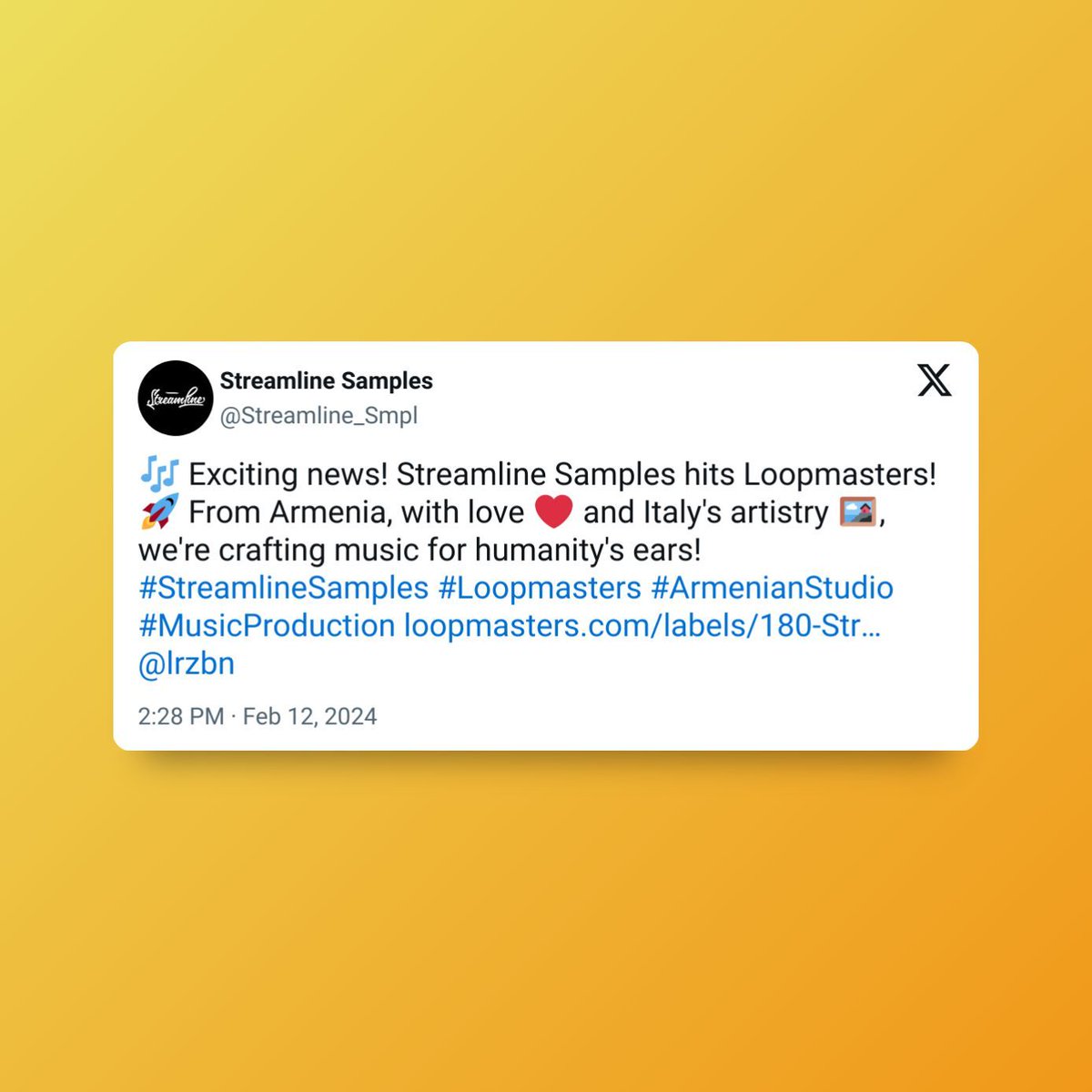 Streamline_Smpl's tweet image. Hey! We are on #Loopmasters! Check out here` buff.ly/3IVPWUC  #StreamlineSamples