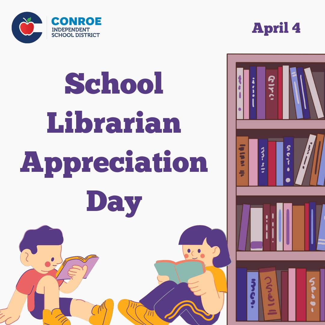 Join us as we say a special 'THANK YOU' to all of our hard-working librarians across the District on School Librarian Appreciation Day! 📚