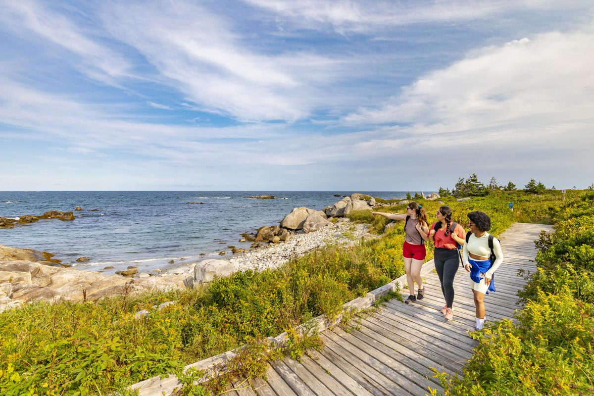 Strong Tourism Recovery in 2023 news.novascotia.ca/en/2024/04/04/… Pictured below: Visitors on the boardwalk at Kejimkujik National Park Seaside (Photo credit: Tourism Nova Scotia)