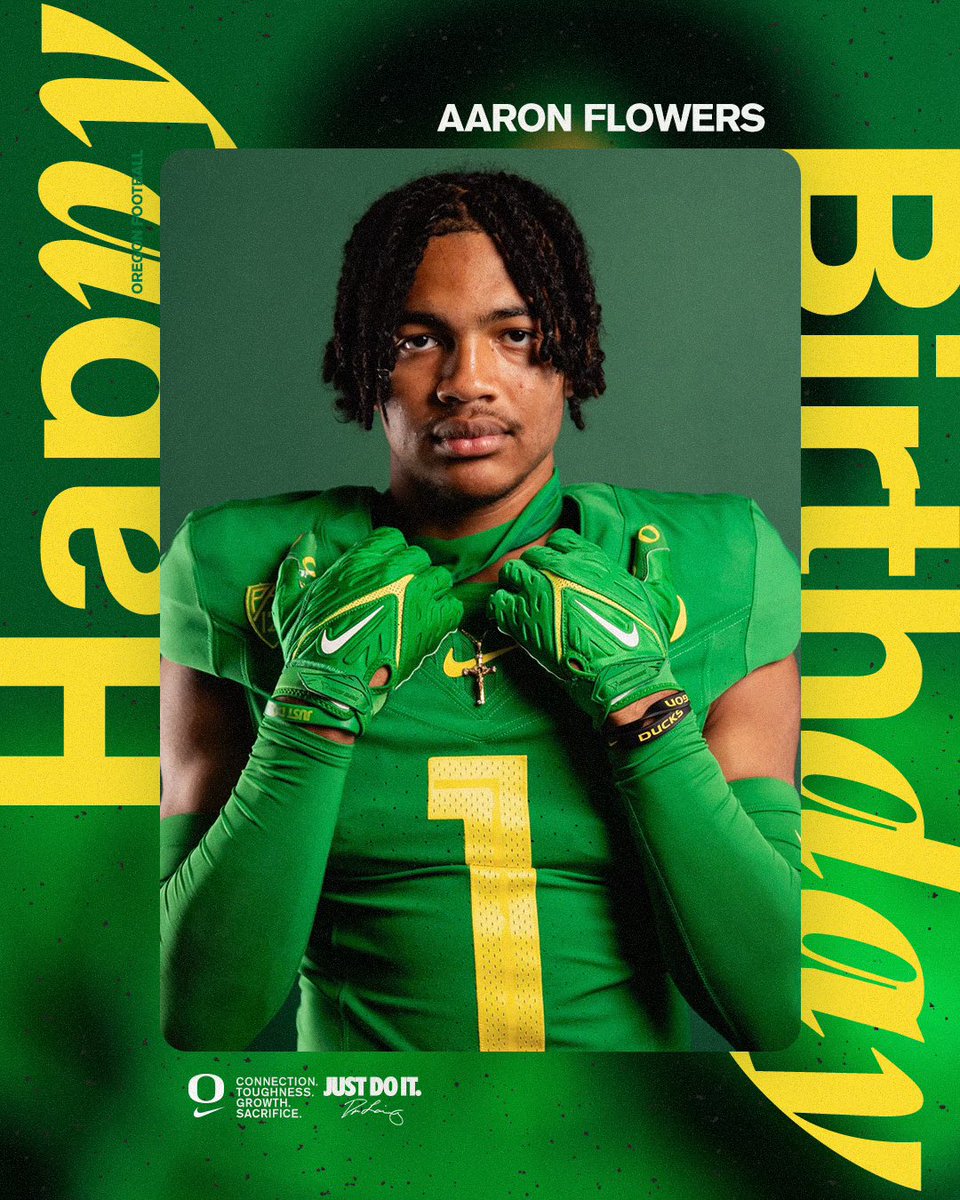 Wishing @aaronflowers06 a happy birthday! #GoDucks