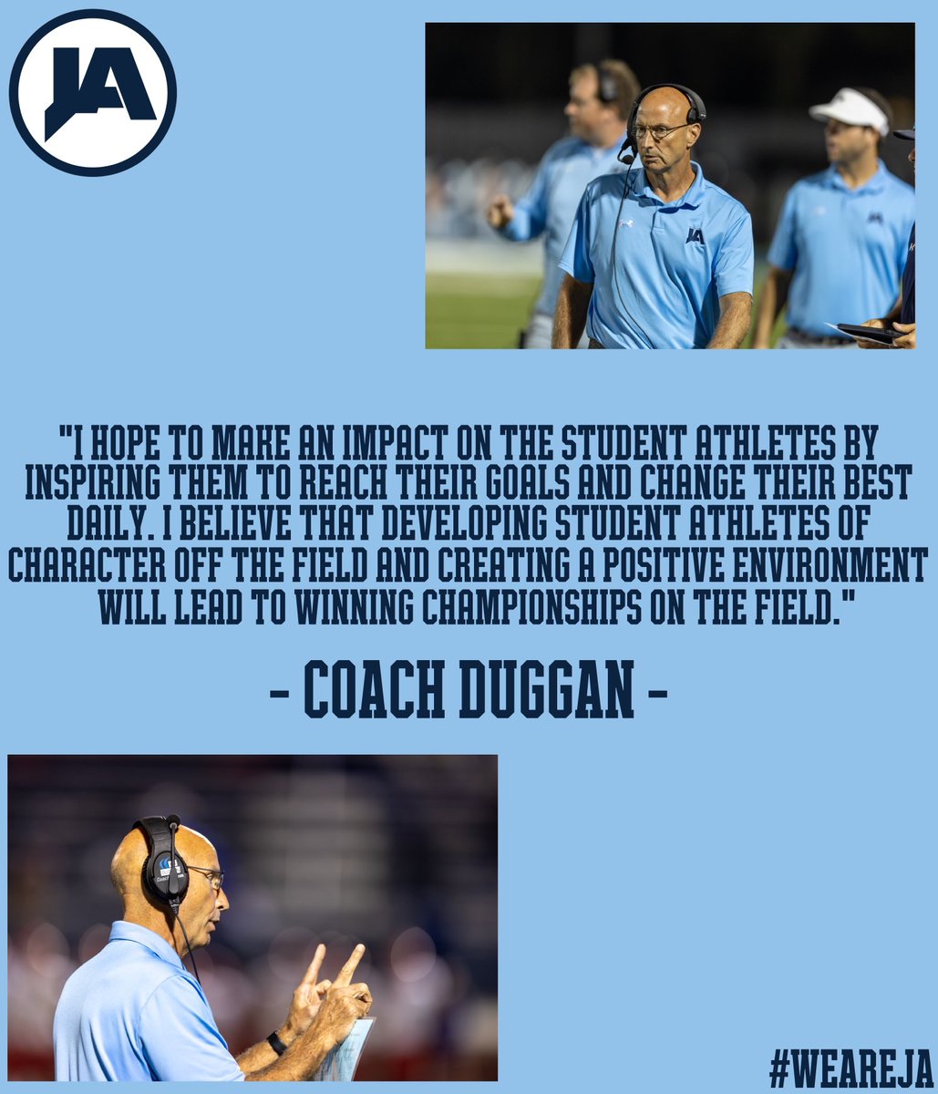 Jackson Academy is proud to announce David Duggan as the 11th Head Varsity Football Coach. We are excited he is returning to lead the Raiders. 'When I was here previously as the Defensive Coordinator, I really enjoyed being part of the JA community. I can’t wait to get starte...