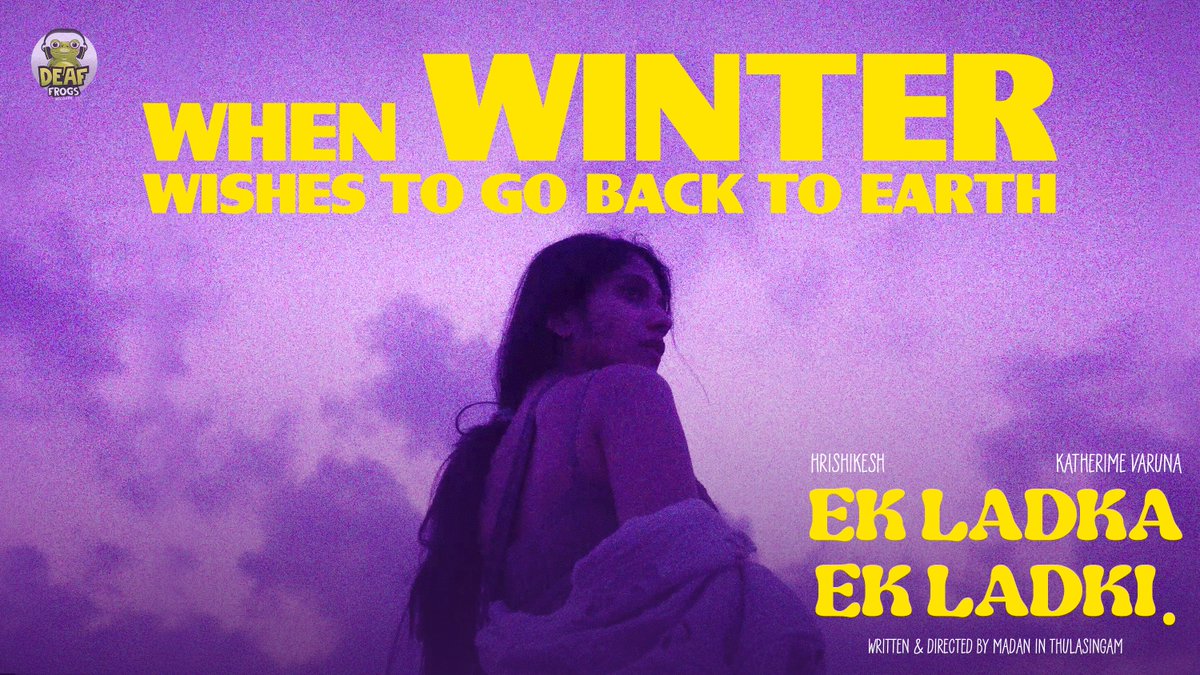 Why does Winter wish to go back to Earth?

Watch here: youtu.be/l1u_5wITKn0?si…

#EkLadkaEkLadki #DeafFrogsOriginals #deaffrogs #deaffrogsrecords #promo