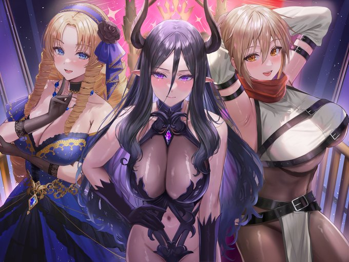 魔王の女幹部3人組👿 