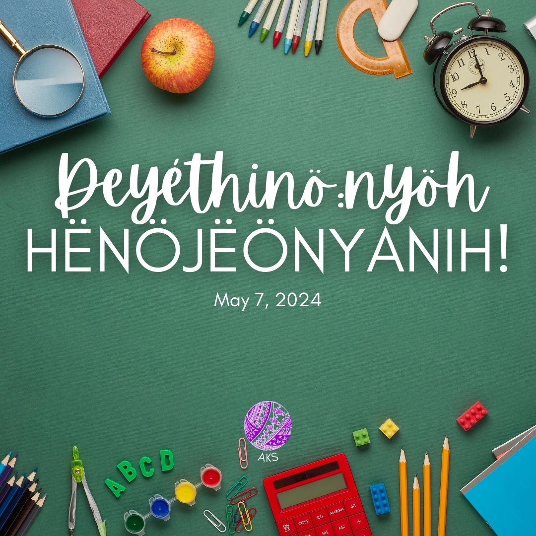 Ohnö'neda:nyö' degwanö:nyöh hënöjëönyanih! #NationalTeachersDay!
#senecalanguage #languagelearning #alleganylanguage #nativeamericanlanguage #nativeamericanlanguages #languagestudy #SenecaNation #seneca #haudenosaunee #hodinohšyonih #indigenouslanguage #indigenouslanguages