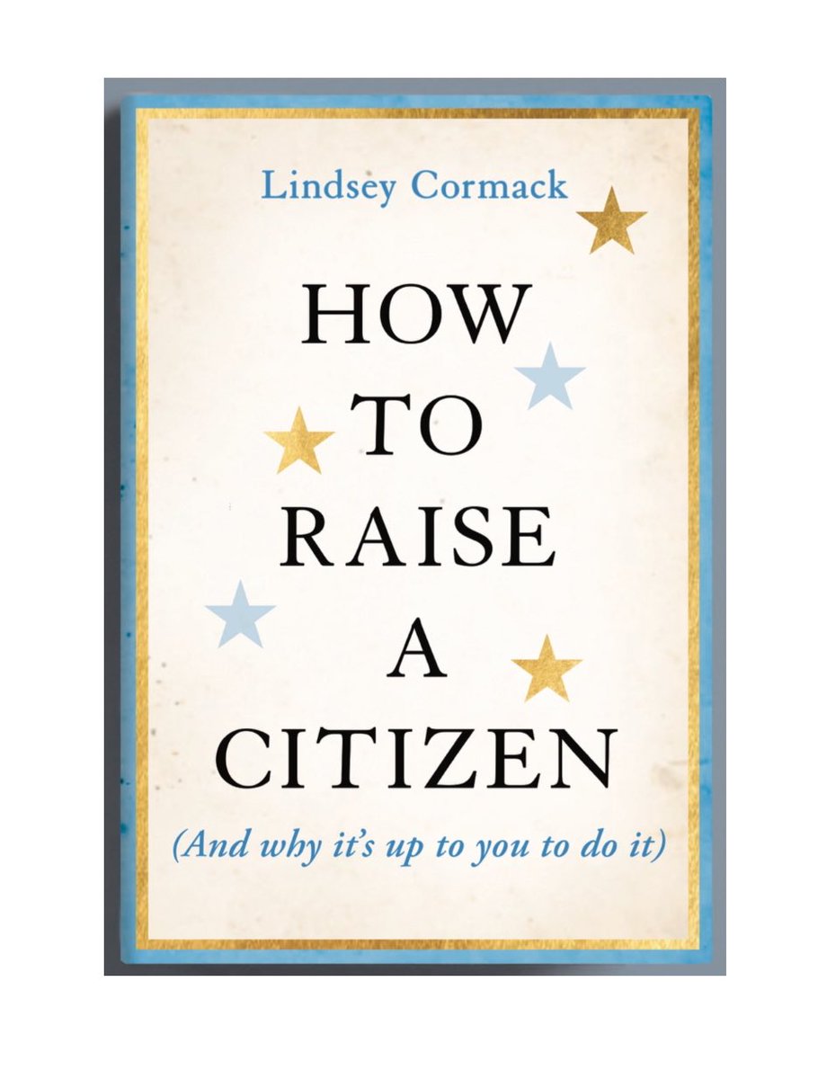 The book cover for How to Raise a Citizen (And Why It’s Up to You to Do It) is now done. And I’m feeling pretty happy about it ⭐️