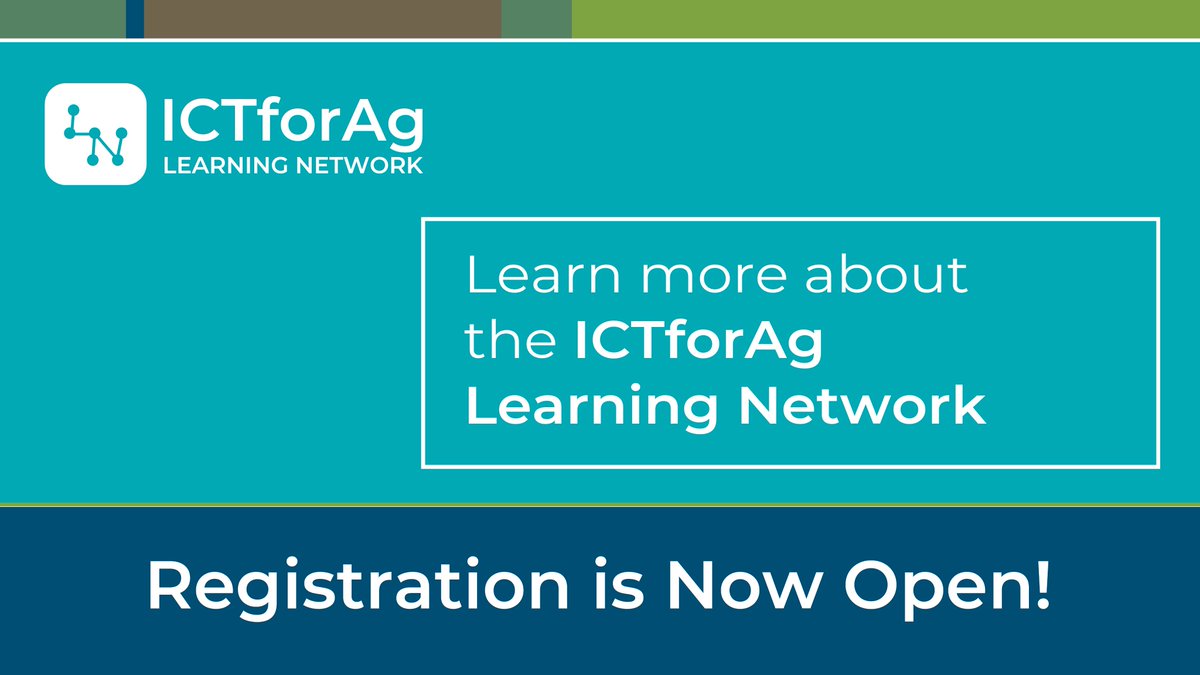 🚀 Introducing the ICTforAg Learning Network - a dynamic platform for collaboration & knowledge exchange in digital agri-food systems. Join us: 👉 Visit ictforag.com 🔗 Click Learning Network 📲 Register at learningnetwork.ictforag.com/registration Let's grow together! #ICTforAg