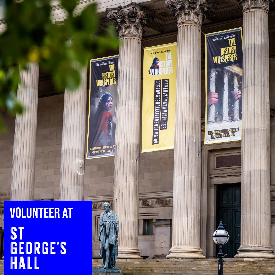 Volunteer at St George's Hall! 🏛️ We have an exciting new opportunity to assist with our interactive History Whisperer tour. Join us as a volunteer, welcome visitors from all around the world and become an integral part of bringing the past to life. bit.ly/SGHVolunteerwi…