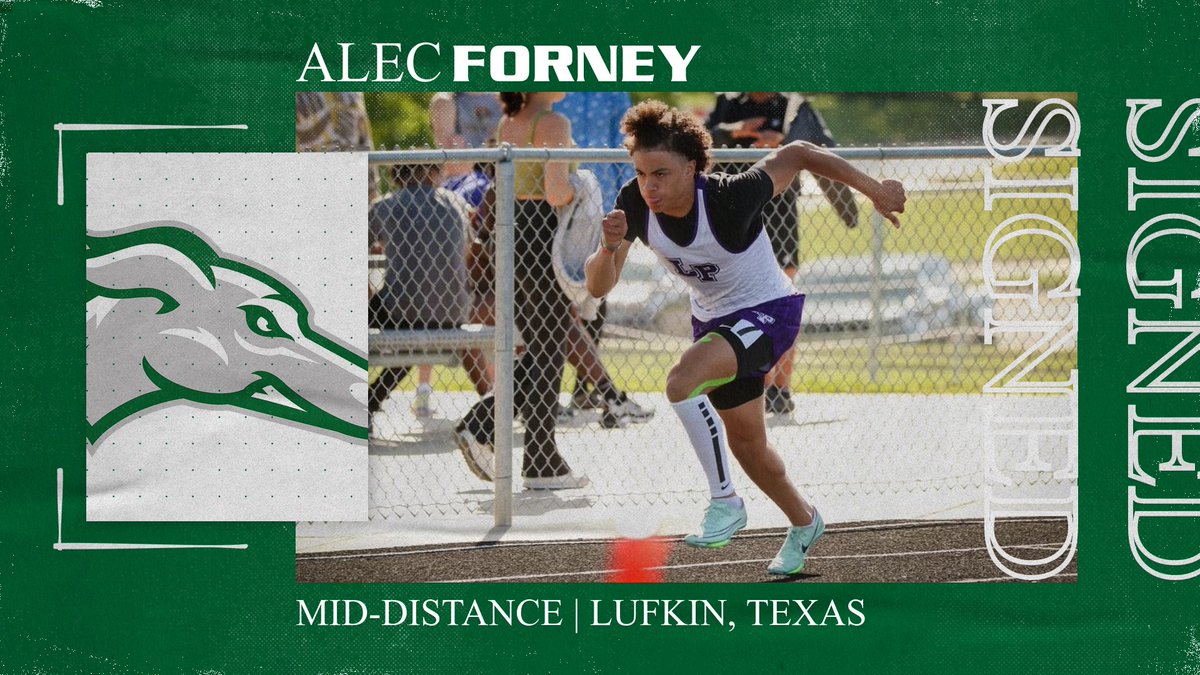 Welcome to our newest Greyhound, Alec!

He helped Lufkin HS hold a runner-up finish in the 4x400 at the 2023 15&amp;16-5A area track and field championships

#ITWIT #ALLIN #ENMU