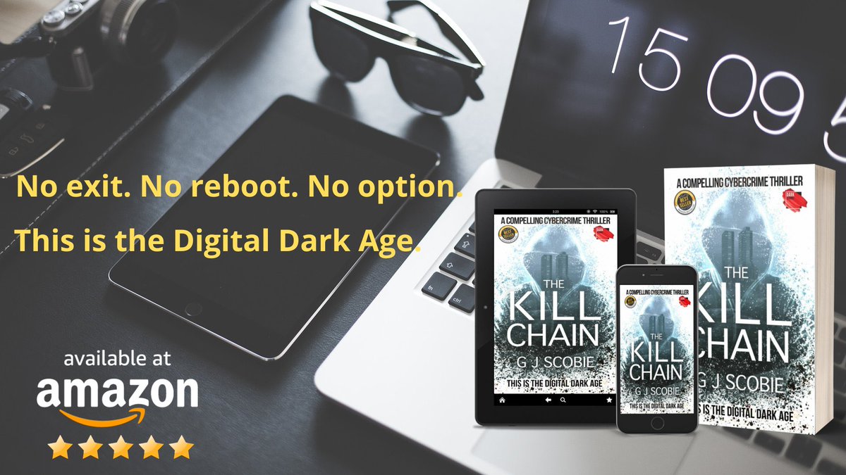 The Kill Chain by GJ Scobie, the cybercrime best seller from @darkstrokedark out now! mybook.to/killchain #booktwt #CrimeFiction #cyberattacks #cybercrime #bookboost #cyber #cybersecurity