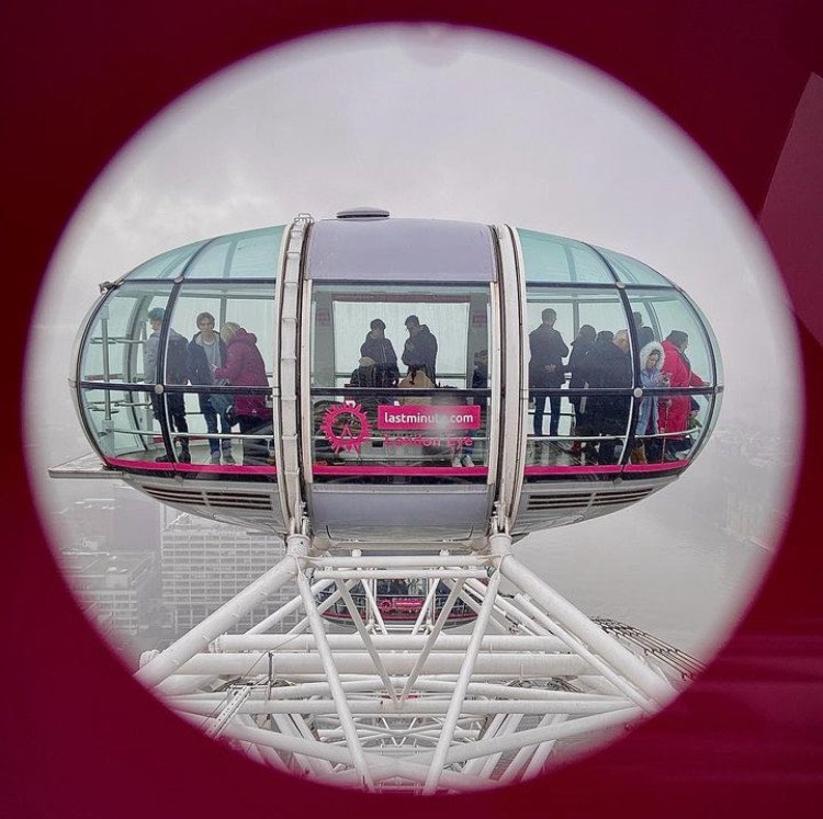 We love to see London from new angles 📸 Shot through the O in London Eye by @ luis_abela25 via IG