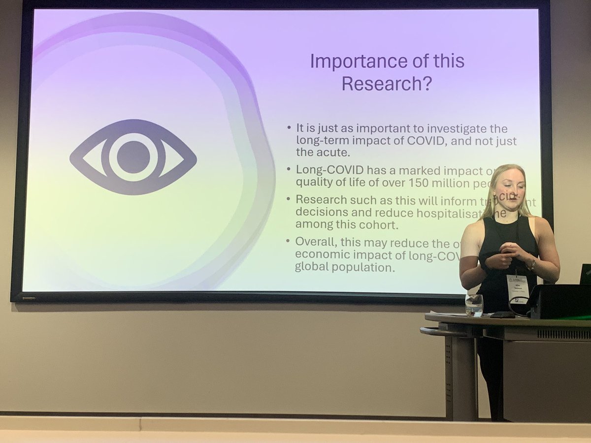 A spectacular presentation delivered by @DerbyUniSportEx MSc, @TeamDerby scholar, and @HPUDerby extraordinaire. Ellie gave an engaging and informative insight into the important work she has been doing as part of @DrMark_Faghy clinical research team. A credit to our institution