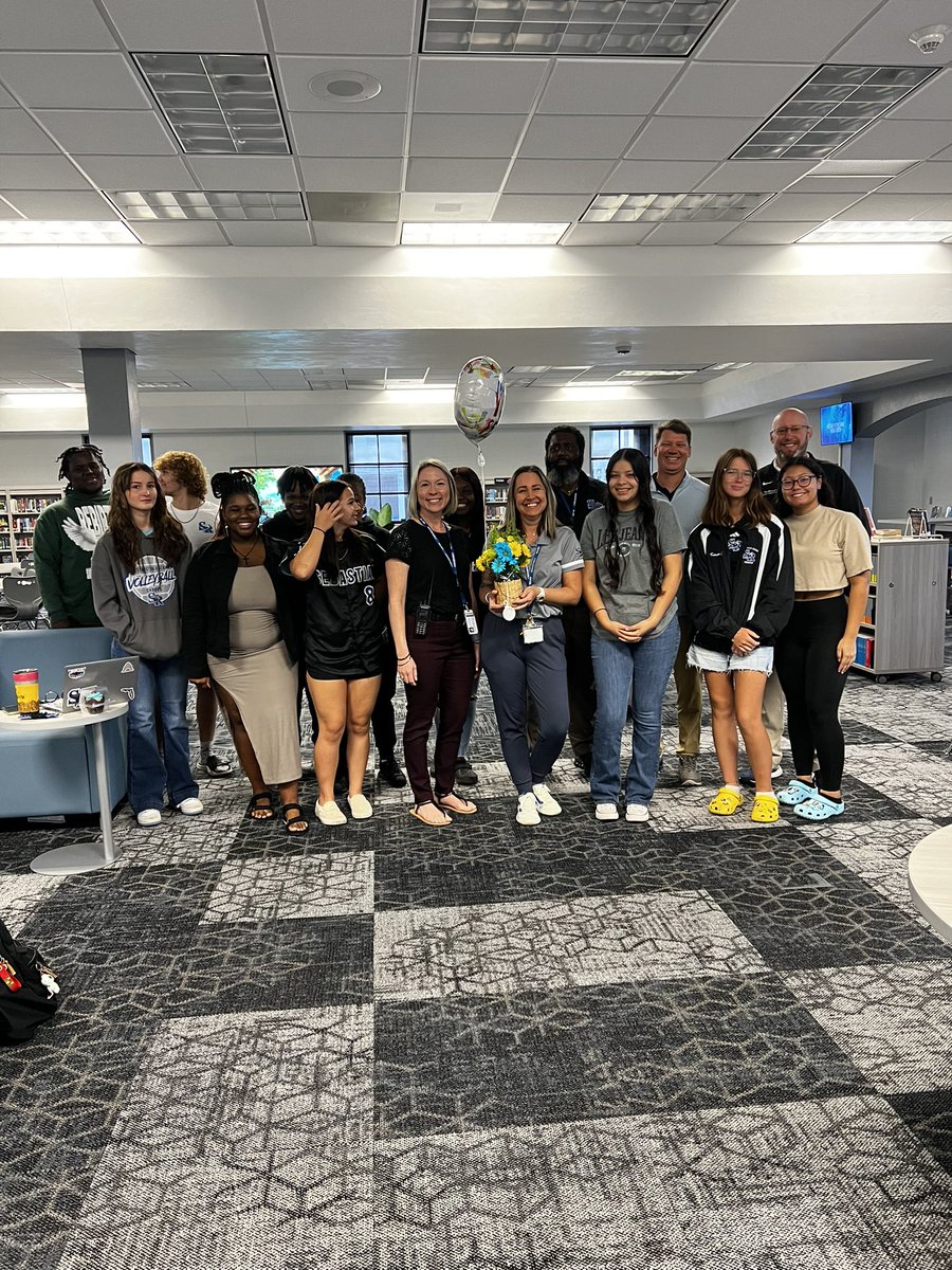 Today we recognize Mrs. Weese for School Media Specialist Day! We are honored to have Mrs. Weese in Shark Nation working and empowering our students!