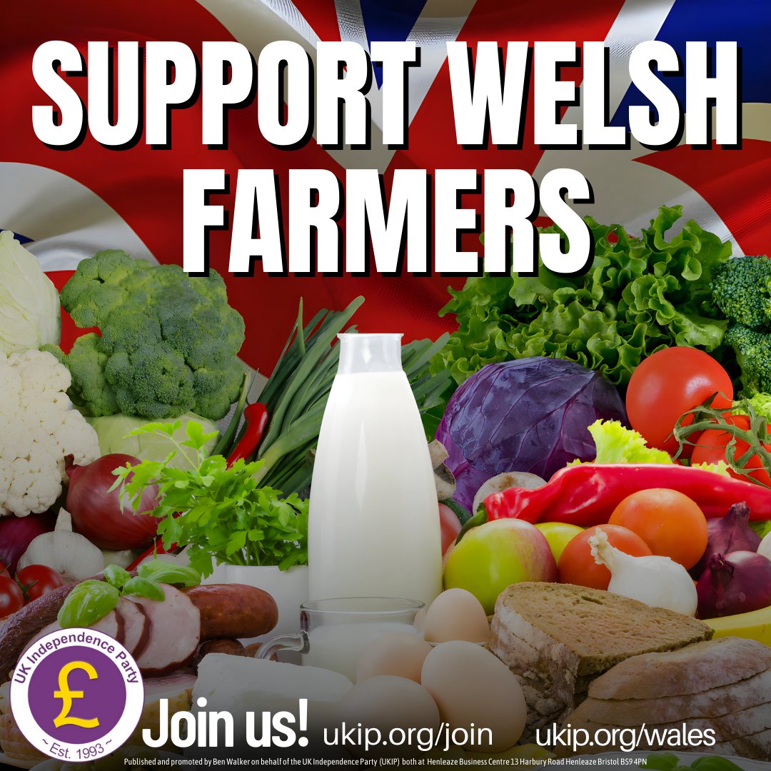 #Labour politicians in the #Senedd are trying their hardest to put farms out of business. @UKIP supports #Welsh farmers. #NoFarmersNoFood #JoinUKIP