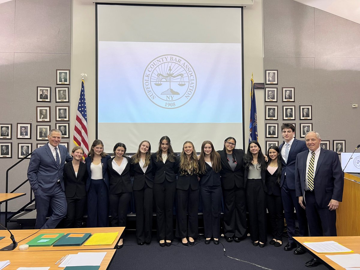 scbamocktrial's tweet photo. Congratulations to Ward Melville - Our 2024 Suffolk County Mock Trial Champions! https://t.co/q7E2TXyhfG