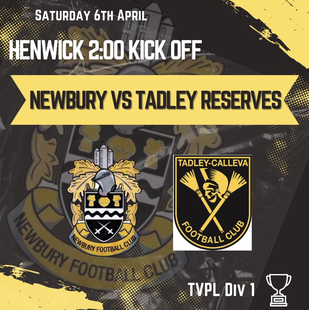 Our last HOME game this Saturday and it’s a big one! We welcome Tadley Calleva reserves to Henwick for a 2pm kick. We hope to see as many of you there as possible to cheer the lads on in a game which is set to play a big part in the title race 🟠⚫️⚽️ @TCFC_A @ThamesValleyPL